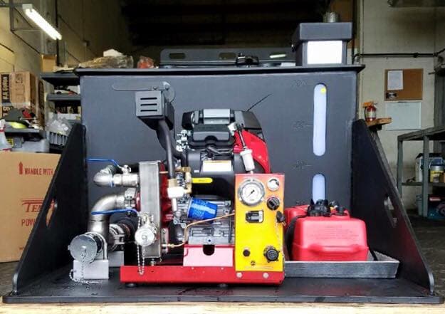 Custom Blue Mountain brush truck skid unit